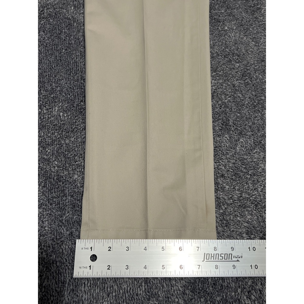Brooks Brothers 346 Advantage Chino Clark Fit Khaki Tan Pants Mens 33x30 Cotton - Picture 6 of 9